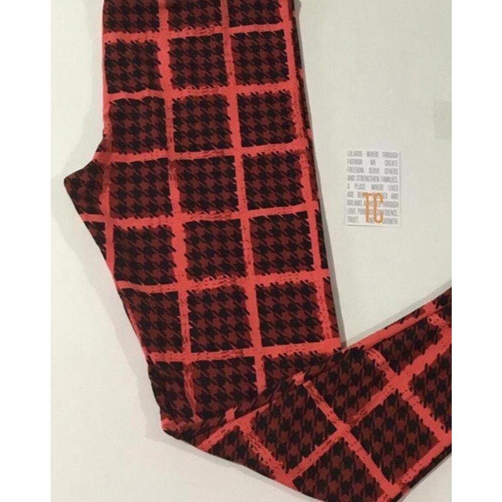 LuLaRoe New Women’s Leggings Sz TC Women’s Size 12-18. Pink, Red, Black